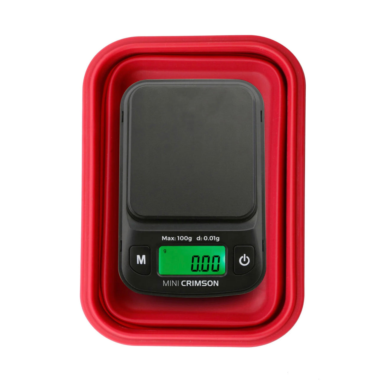 TRUWEIGH MINI CRIMSON SCALE COLLAPSIBLE BOWL - 100G X 0.01G