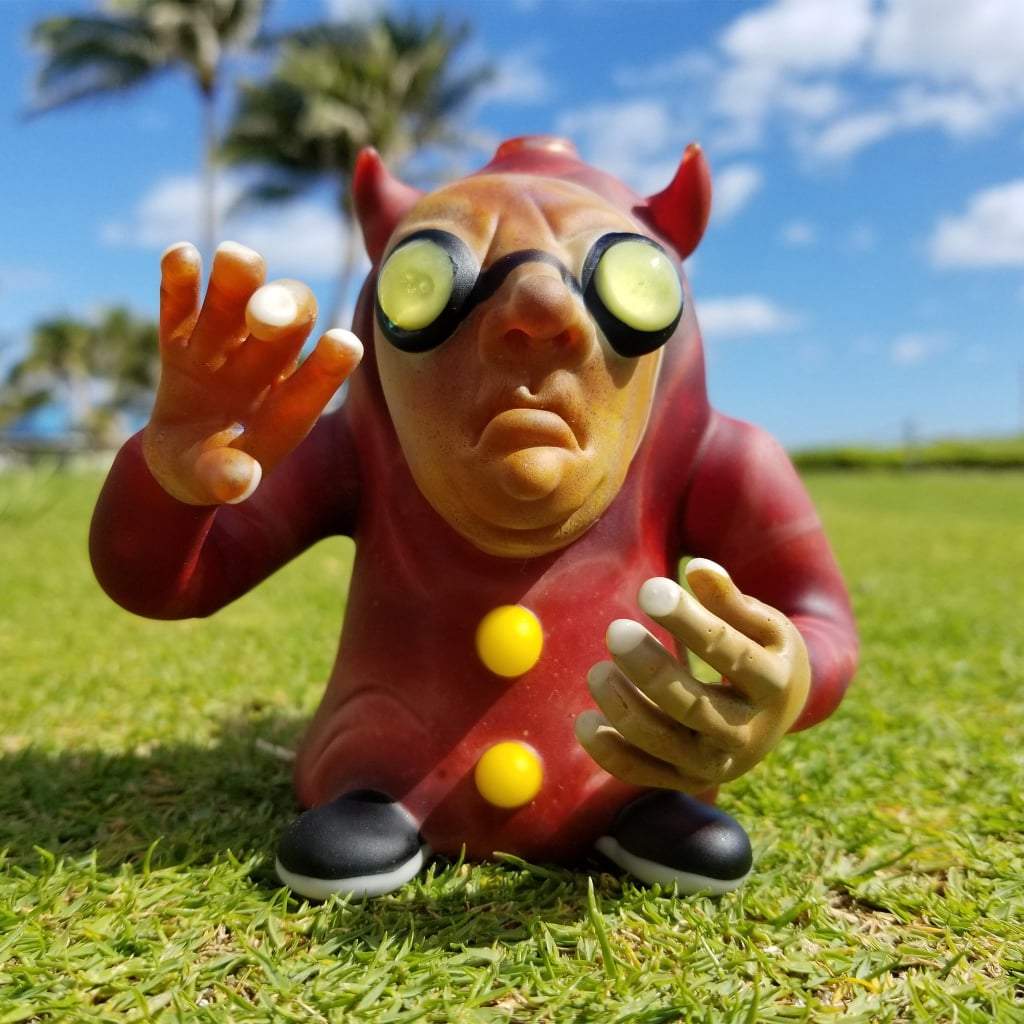 Minion Man (Red) by Ethan Windy - Heady Glass