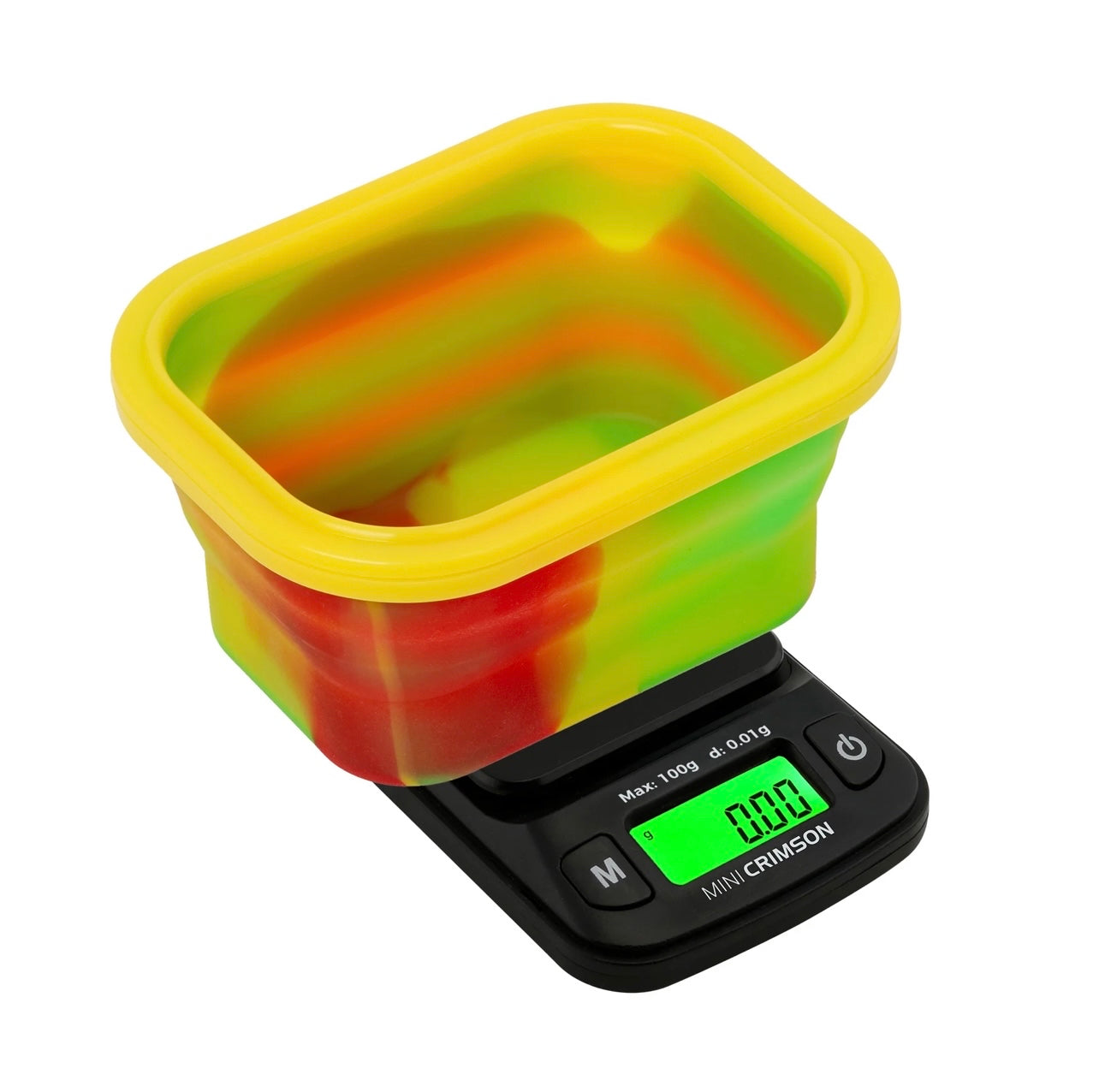 TRUWEIGH MINI CRIMSON SCALE COLLAPSIBLE BOWL - 100G X 0.01G