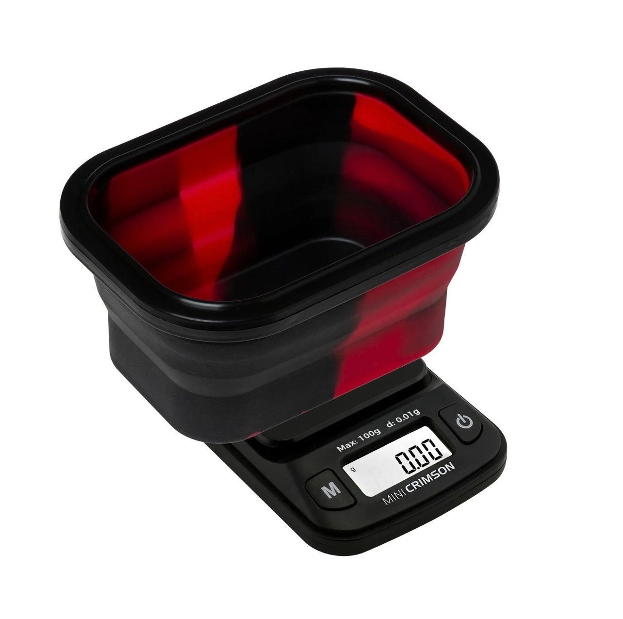 TRUWEIGH MINI CRIMSON SCALE COLLAPSIBLE BOWL - 100G X 0.01G