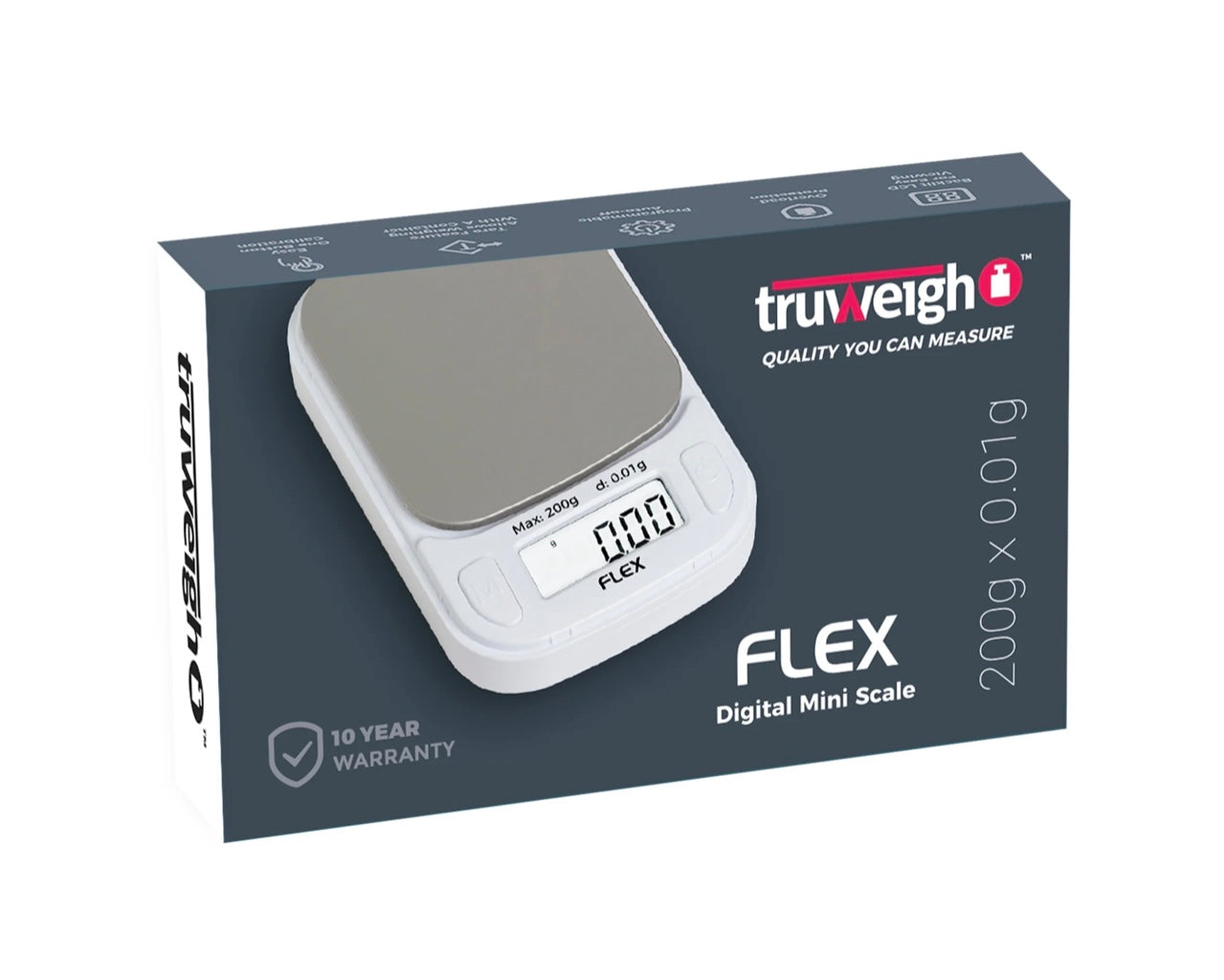 TRUWEIGH FLEX MINI SCALE – 200G X 0.01G