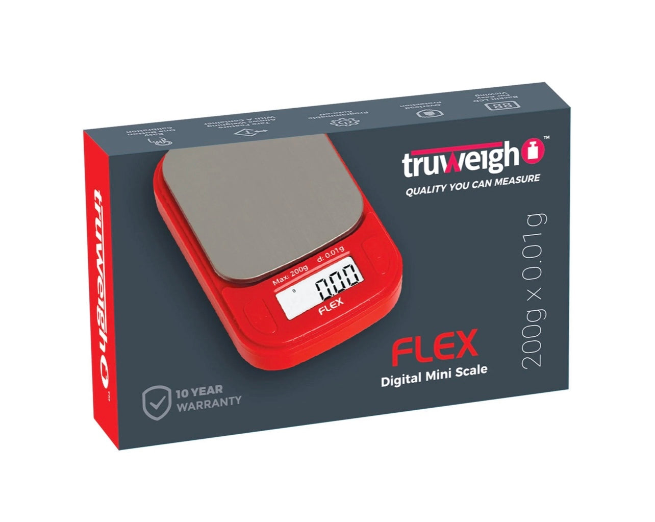 TRUWEIGH FLEX MINI SCALE – 200G X 0.01G