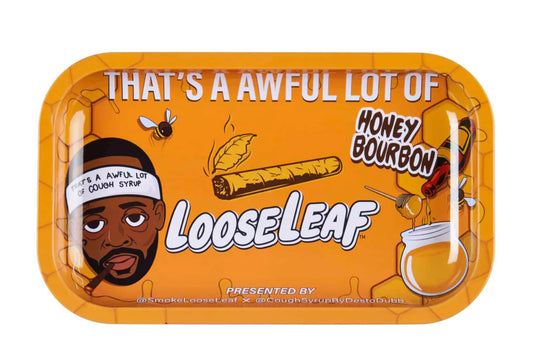 THATS A AWFUL LOT OF X LOOSE LEAF ROLLING TRAY