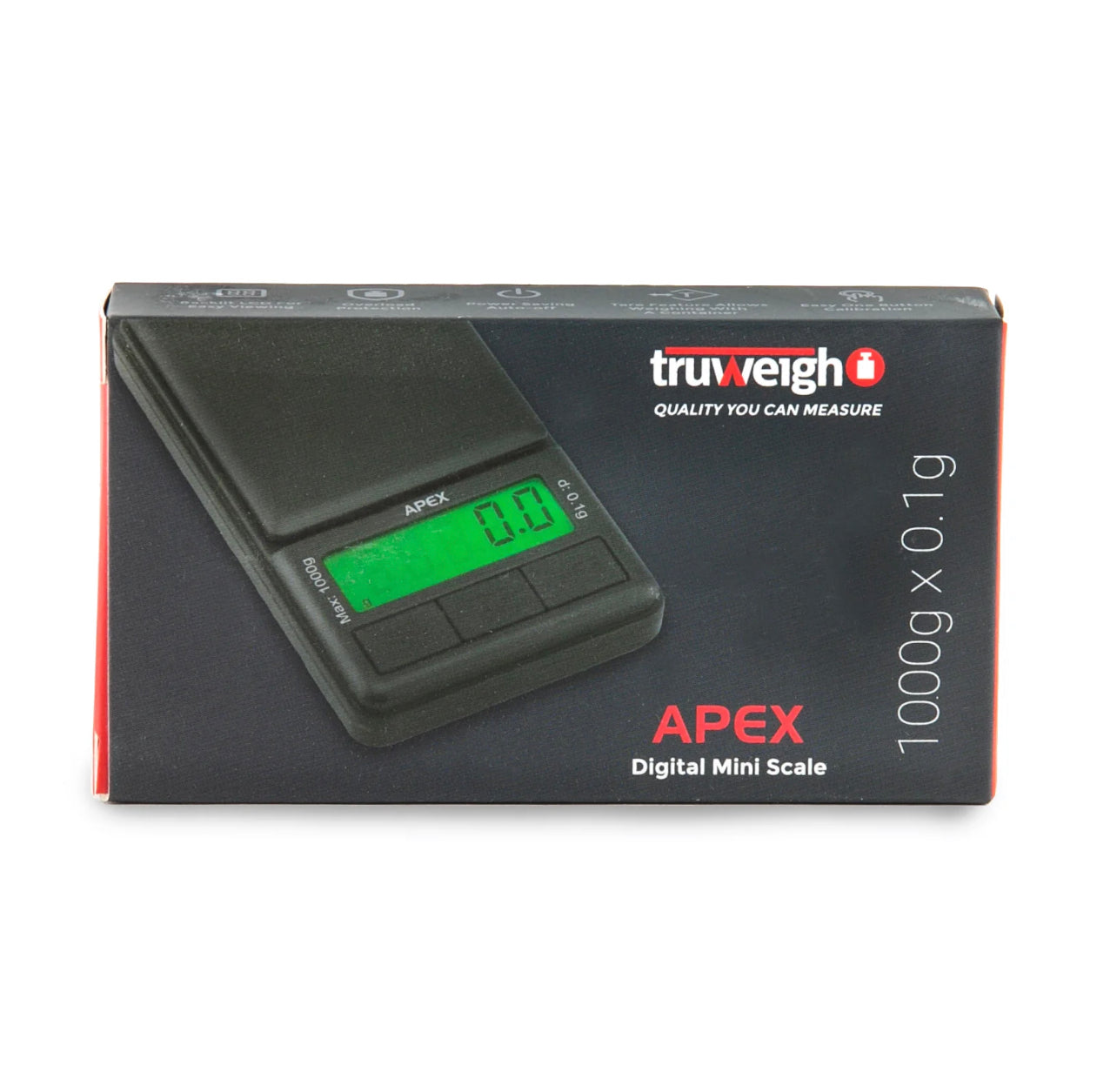 TRUWEIGH APEX DIGITAL MINI SCALE - 1000G X 0.1G