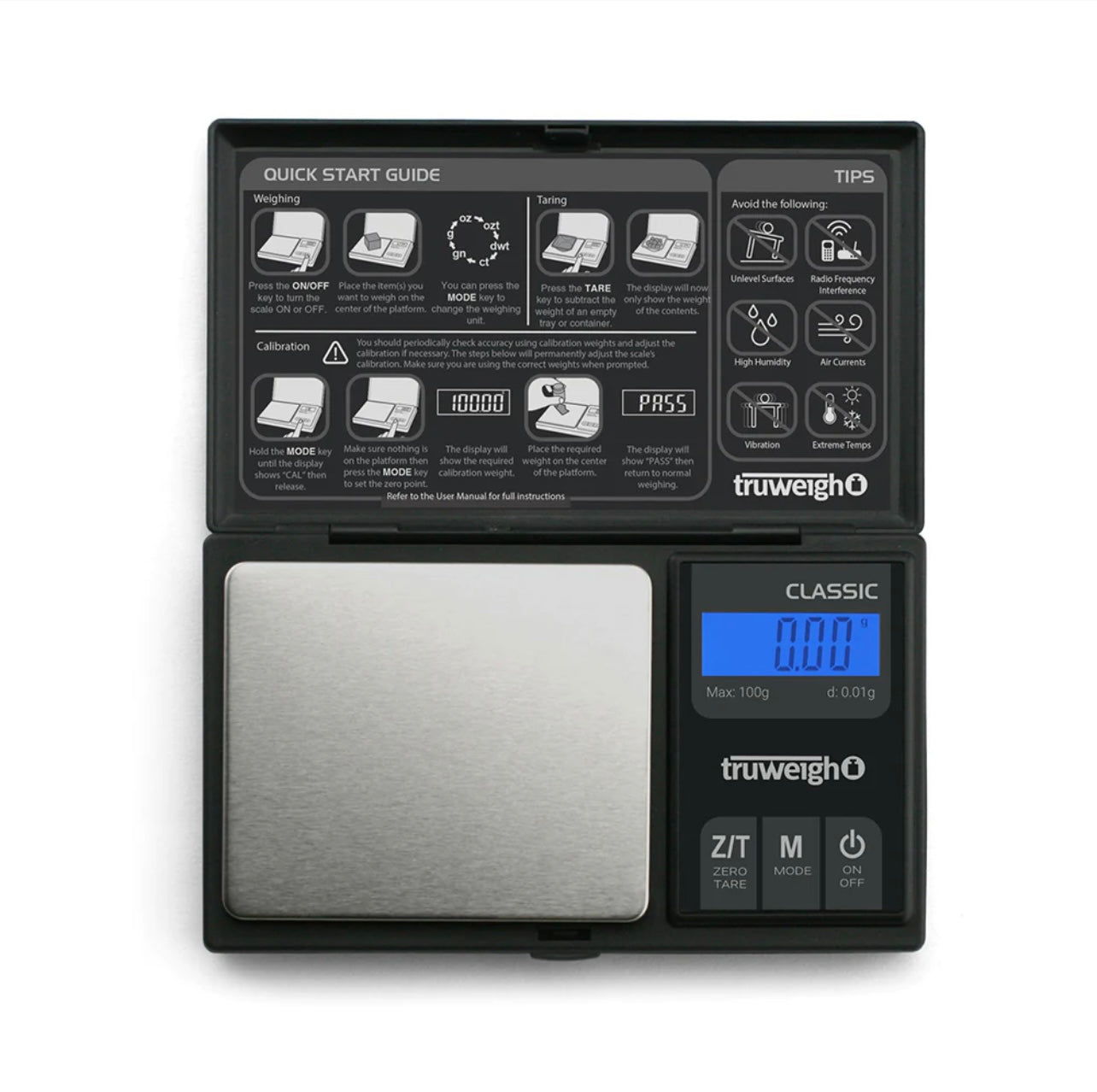 TRUWEIGH CLASSIC DIGITAL SCALE 100G X 0.01G