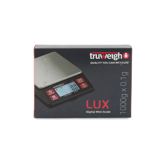 TRUWEIGH LUX DIGITAL SCALE - 1000G X 0.1G - BLACK