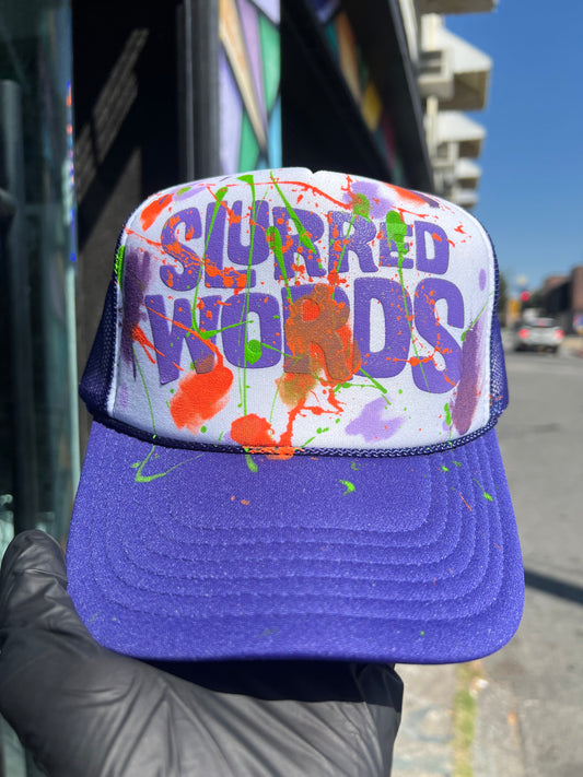 Slurred Words Custom 1/1 Trucker Hat