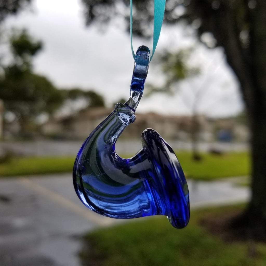 BLUE DREAM #9 PENDANT BY JMASS WHAT - Glass Pendants