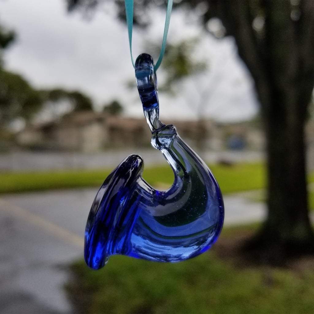 BLUE DREAM #9 PENDANT BY JMASS WHAT - Glass Pendants